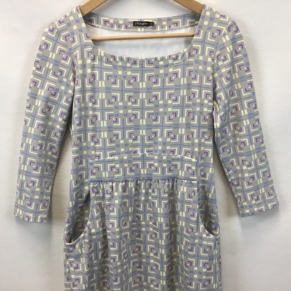 J. Mclaughlin Geometric Square Print Catalina Clo… - image 6